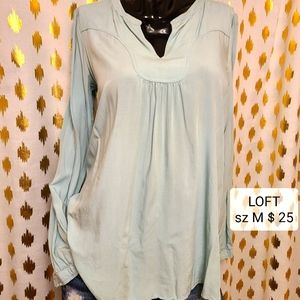 Loft green Blouse size M